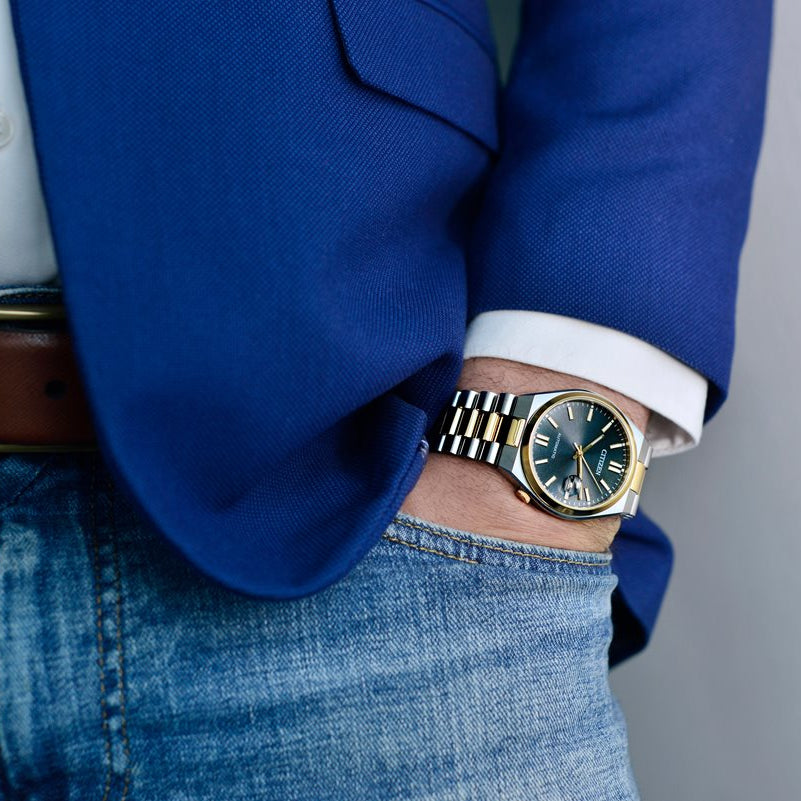 Citizen Tsuyosa Automatic Grey Dial Two Tone Steel Strap Watch For Men - NJ0154-80H Buy Now By Citizen