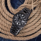 Citizen Tsuyosa Automatic Camouflage Black Dial Black Steel Strap Watch For Men - NJ0155-87E Buy Now By Citizen