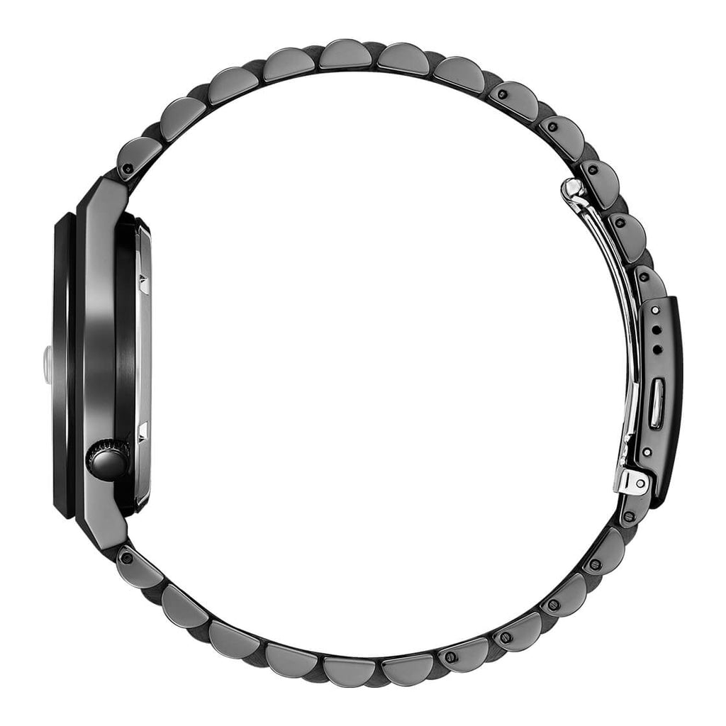 Citizen Tsuyosa Automatic Camouflage Black Dial Black Steel Strap Watch For Men - NJ0155-87E Buy Now By Citizen