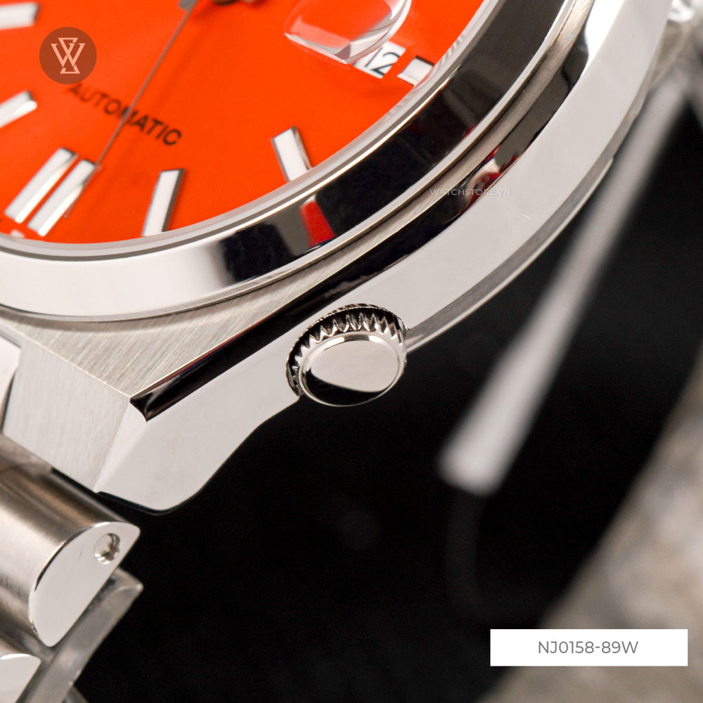 Citizen x Pantone Automatic Blazing Red Dial Silver Steel Strap Watch For Men - NJ0158-89W Buy Now By Citizen