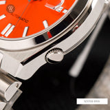 Citizen x Pantone Automatic Blazing Red Dial Silver Steel Strap Watch For Men - NJ0158-89W Buy Now By Citizen