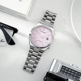 Citizen x Pantone Automatic Dreamy Pink Dial Silver Steel Strap Watch For Men - NJ0158-89X Buy Now By Citizen