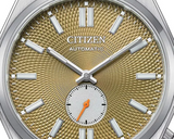 Citizen Tsuyosa Automatic Titanium Yellow Dial Silver Steel Strap Watch For Men - NK5010-51X Buy Now By Citizen
