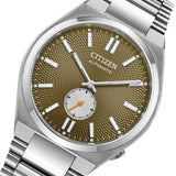 Citizen Tsuyosa Automatic Titanium Yellow Dial Silver Steel Strap Watch For Men - NK5010-51X Buy Now By Citizen