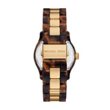Michael Kors Runway Three-Hand Brown Dial Two Tone Steel Strap Watch for Women - MK7354 Buy Now By Michael Kors