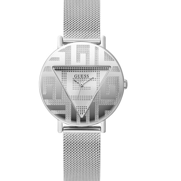Guess Iconic Quartz Silver Dial Silver Mesh Bracelet Watch For Women - GW0527L1 Buy Now By Guess