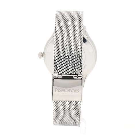 Swarovski Octea Nova Black Dial Silver Mesh Bracelet Watch for Women - 5430420 Buy Now By Swarovski