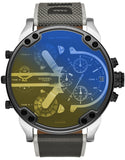 Diesel Mr. Daddy 2.0 Chronograph Black Dial Grey Nylon Strap Watch For Men - DZ7429 Buy Now By Diesel