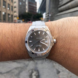 Tag Heuer Aquaracer Automatic Anthracite Grey Dial Silver Steel Strap Watch for Men - WAY2113.BA0928 Buy Now By Tag Heuer