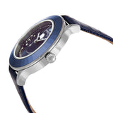 Swarovski Octea Lux Moon Crystal Blue Dial Blue Leather Strap Watch for Women - 5516305 Buy Now By Swarovski