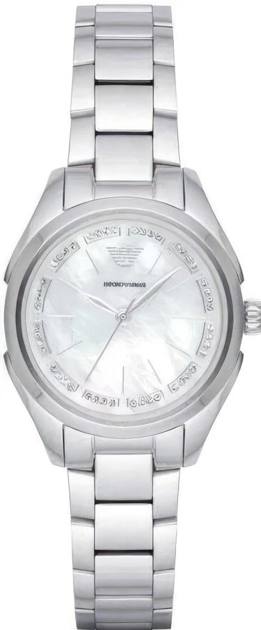 Emporio Armani Valeria Quartz Mother of Pearl Dial Silver Steel Strap Watch For Women - AR11030 Buy Now By Emporio Armani