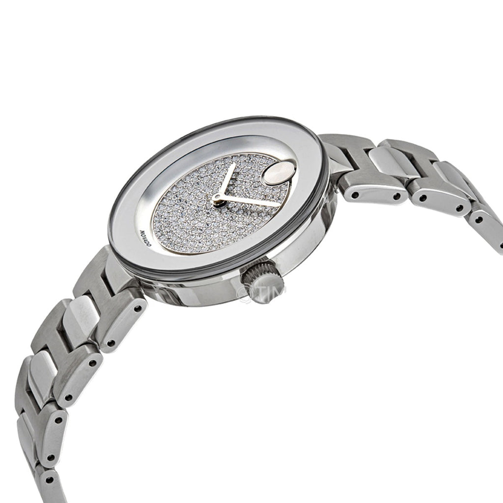 Movado Bold Silver Dial Silver Steel Strap Watch For Women - 3600567 Buy Now By Movado