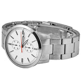 Fossil Townsman White Dial Silver Steel Strap Watch for Men - FS5346 Buy Now By Fossil