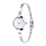 Movado Bela Mother of Pearl Dial Silver Steel Strap Watch For Women - 0606616 Buy Now By Movado