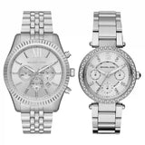 Michael Kors Lexington Chronograph Silver Dial Silver Steel Strap Watch For Men - MK8789 Buy Now By Michael Kors