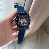 Guess Phoenix Multifunction Blue Dial Blue Rubber Strap Watch for Men - GW0203G7 Buy Now By Guess