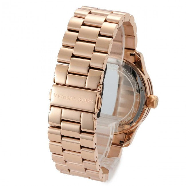 Michael Kors Runway Rose Gold Dial Rose Gold Steel Strap Watch for Women - MK5661 Buy Now By Michael Kors