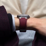 Guess Headline Multifunction Grey Dial Burgundy Silicone Strap Watch For Men - GW0571G4 Buy Now By Guess