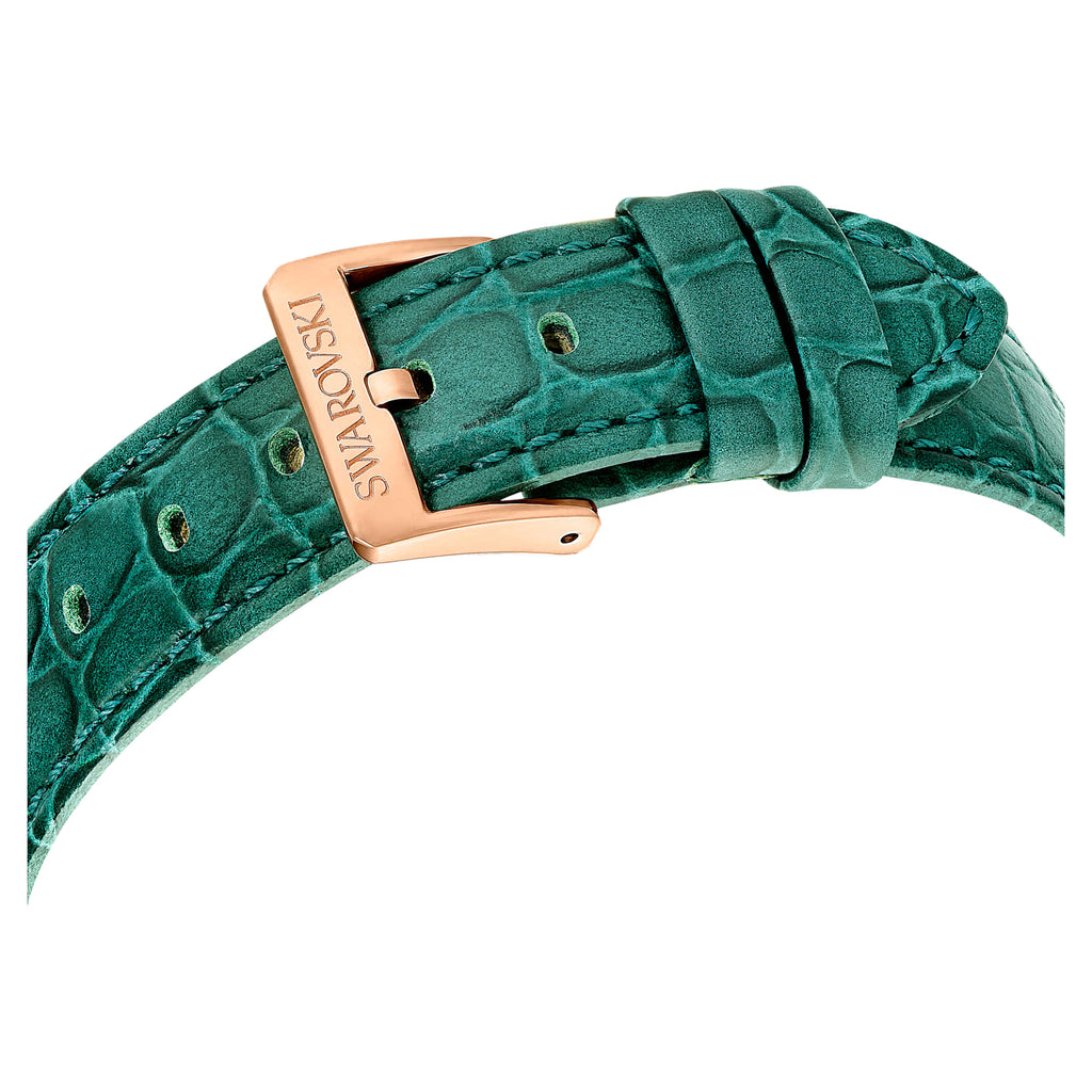 Swarovski Octea Chrono Green Dial Green Leather Strap Watch for Women - 5672931 Buy Now By Swarovski