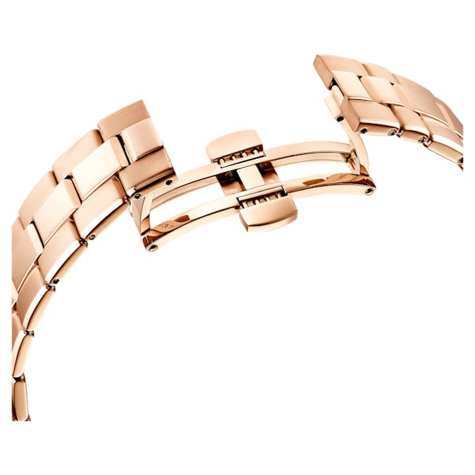 Swarovski Octea Lux Sport Chronograph Black Dial Rose Gold Steel Strap Watch for Women - 5610478 Buy Now By Swarovski