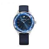 Swarovski Octea Nova Blue Dial Blue Leather Strap Watch for Women - 5295349 Buy Now By Swarovski