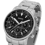 Fossil Goodwin Chronograph Black Dial Silver Steel Strap Watch for Men - FS5412 Buy Now By Fossil