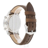 Fossil Neutra Chronograph White Dial Brown Leather Strap Watch for Men - FS5380 Buy Now By Fossil