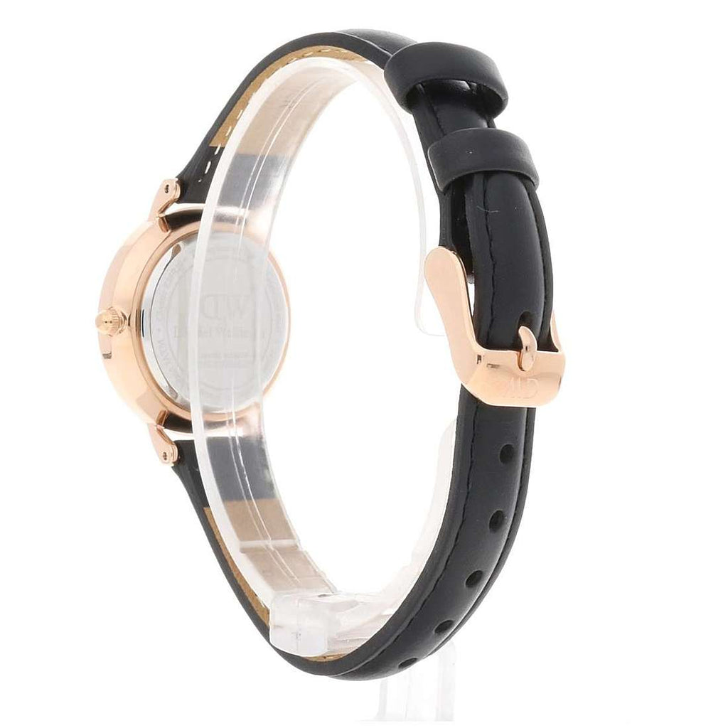 Daniel Wellington Classic Petite Sheffield White Dial Black Leather Strap Watch For Women - DW00100230 Buy Now By Daniel Wellington