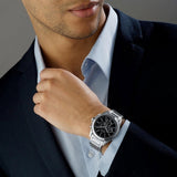 Armani Exchange Drexler Chronograph Black Dial Silver Steel Strap Watch for Men - AX2600 Buy Now By Armani Exchange