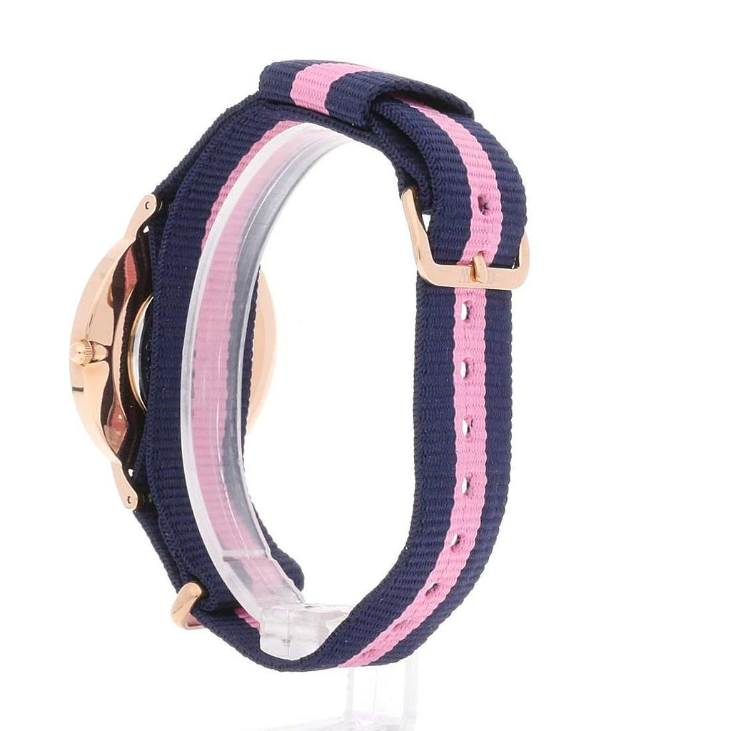 Daniel Wellington Classic Winchester White Dial Three Tone Nylon Strap Watch For Women - DW00100033 Buy Now By Daniel Wellington