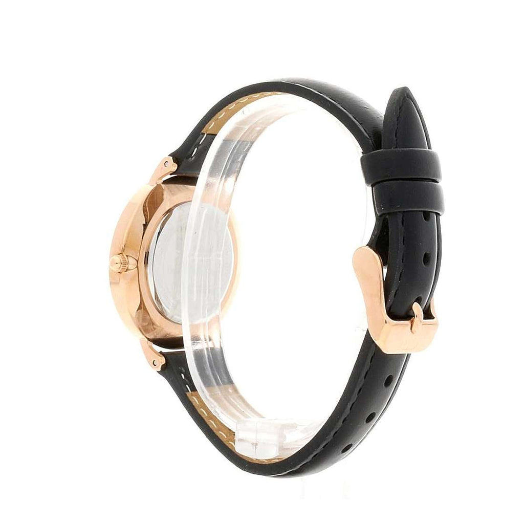 Daniel Wellington Petite Sheffield White Dial Black Leather Strap Watch For Women - DW00100174 Buy Now By Daniel Wellington