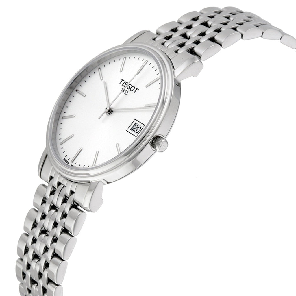 Tissot T Classic Desire Silver Dial Silver Mesh Bracelet Watch for Men - T52.1.481.31 Buy Now By Tissot