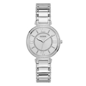 Guess Montage Quartz Silver Dial Silver Steel Strap Watch For Women - GW0588L2 Buy Now By Guess