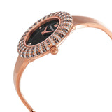Swarovski Crystal Rose Black Dial Rose Gold Steel Strap Watch for Women - 5484050 Buy Now By Swarovski