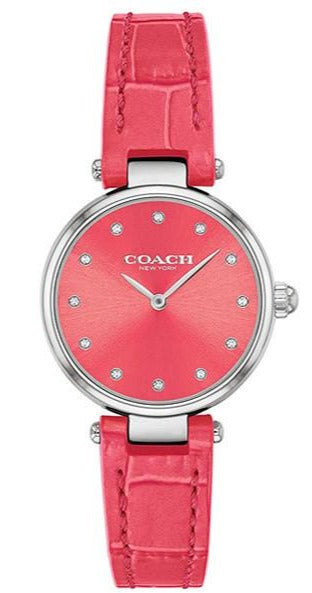 Coach Park Pink Dial Pink Leather Strap Watch for Women - 14503536 Buy Now By Coach