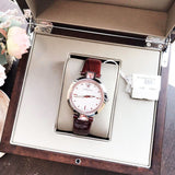 Versace Olympo Crystal Gleam White Dial Purple Leather Strap Watch for Women - VAN010016 Buy Now By Versace