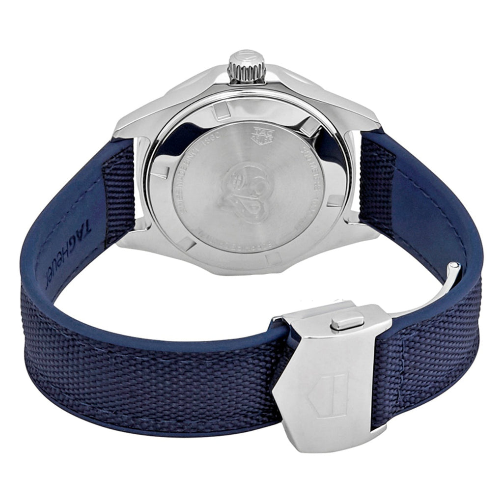 Tag Heuer Aquaracer Quartz Mother of Pearl Blue Dial Blue NATO Strap Watch for Women - WAY131L.FT6091 Buy Now By Tag Heuer