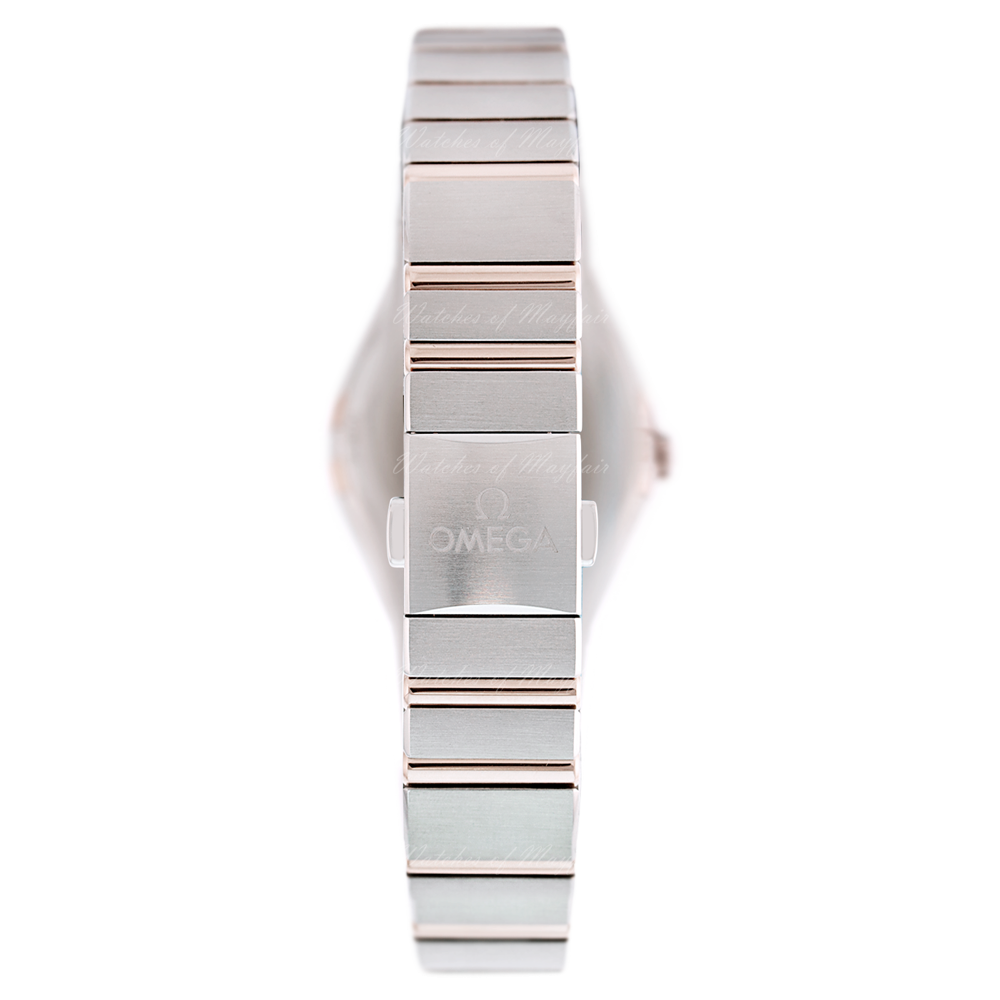 Omega Constellation Manhattan Quartz Diamonds Mother of Pearl Dial Two Tone Steel Strap Watch for Women - 131.20.25.60.55.001 Buy Now By Omega