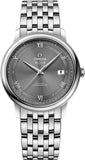 Omega De Ville Prestige Co-Axial Automatic Grey Dial Silver Steel Strap Watch for Men - 424.10.40.20.06.001 Buy Now By Omega