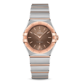 Omega Constellation Quartz Brown Dial Silver Steel Strap Watch for Women - 131.20.25.60.13.001 Buy Now By Omega