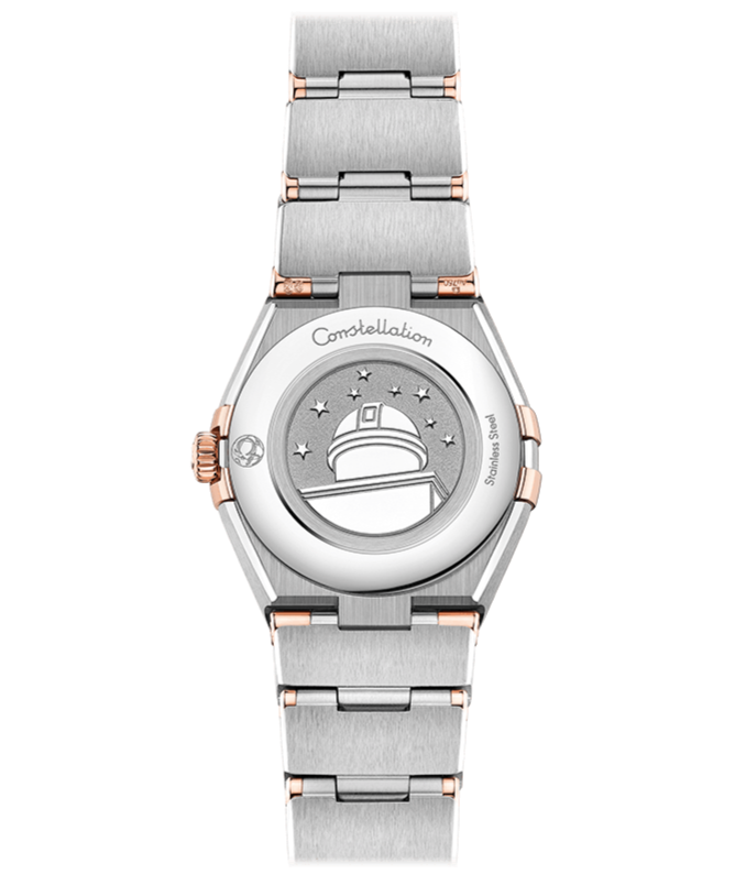 Omega Constellation Manhattan Quartz Diamonds Mother of Pearl Dial Two Tone Steel Strap Watch for Women - 131.20.25.60.55.001 Buy Now By Omega