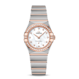 Omega Constellation Quartz Diamonds Mother of Pearl Dial Two Tone Steel Strap Watch for Women - 131.25.25.60.55.001 Buy Now By Omega