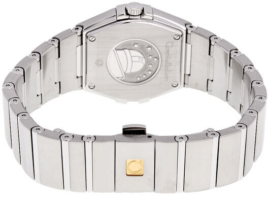 Omega Constellation Quartz Diamonds Silver Dial Silver Steel Strap Watch for Women - 123.15.27.60.55.004 Buy Now By Omega