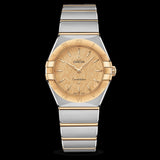 Omega Constellation Manhattan Yellow Dial Two Tone Steel Strap Watch for Women - 131.20.28.60.08.001 Buy Now By Omega
