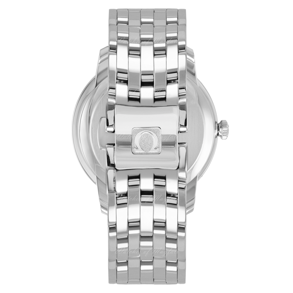 Omega De Ville Prestige Co-Axial Blue Dial Silver Steel Strap Watch for Men - 424.10.40.20.03.002 Buy Now By Omega