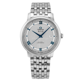 Omega De Ville Prestige Co-Axial Rhodium Silver Dial Silver Steel Strap Watch for Men - 424.10.40.20.02.001 Buy Now By Omega
