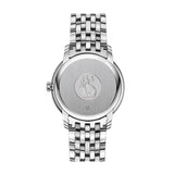 Omega De Ville Prestige Co-Axial Rhodium Silver Dial Silver Steel Strap Watch for Men - 424.10.40.20.02.001 Buy Now By Omega