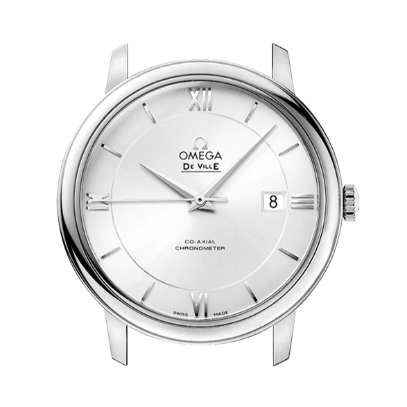 Omega De Ville Prestige Co-Axial Silver Dial Silver Steel Strap Watch for Men - 424.10.40.20.02.003 Buy Now By Omega