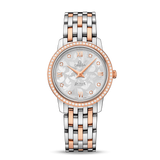Omega De Ville Prestige Quartz Diamonds Silver Dial Two Tone Steel Strap Watch for Women - 424.25.27.60.52.001 Buy Now By Omega