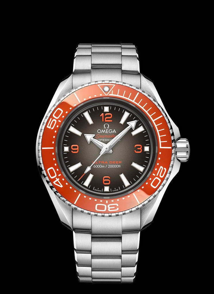 Omega Seamaster Planet Ocean 6000M 45.5mm Black Dial Silver Steel Strap Watch for Men - 21530462106001 Buy Now By Omega